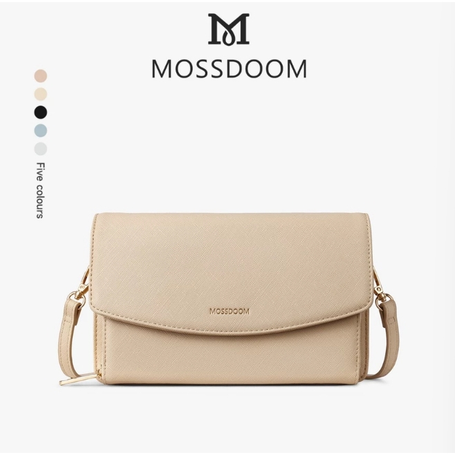 MOSSDOOM Eve Bag กระเป๋าลําลองสะพายไหล่ เรียบง่าย สายปรับระดับได้ ...