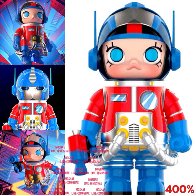 Space Molly 400% Optimus Prime POP MART New - View #7