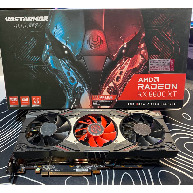 การ์ดจอ RX6600XT 8GB vastarmor alloy | Shopee Thailand