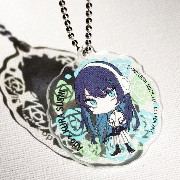 [พร้อมส่ง] Ado x Kura Sushi acrylic keychain เอโดะ พวงกุญแจอะคริลิคเล็ก ...
