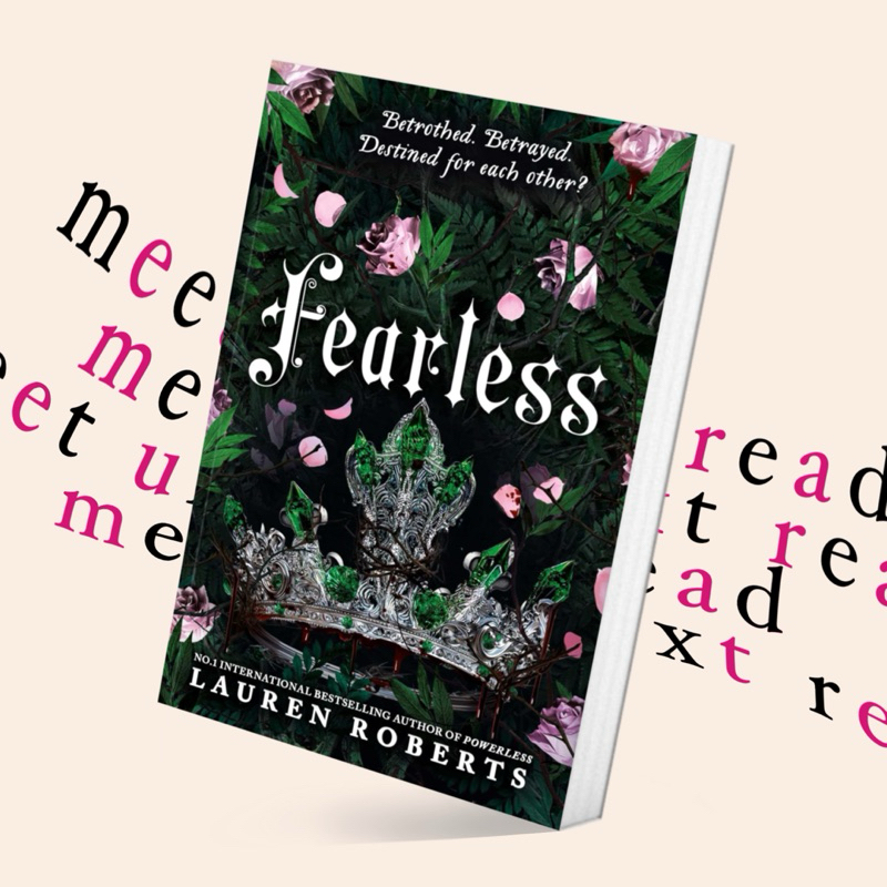 [Hardcover / ปกแข็ง] Fearless by Lauren Roberts (#3 in Powerless Series ...