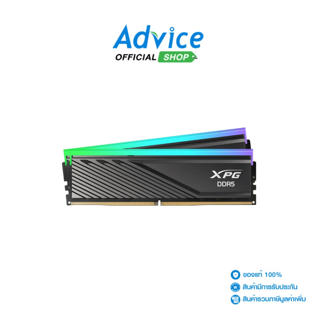 ADATA RAM DDR5(6000) 32GB (16GBX2) RGB BLACK (AX5U6000C4816G