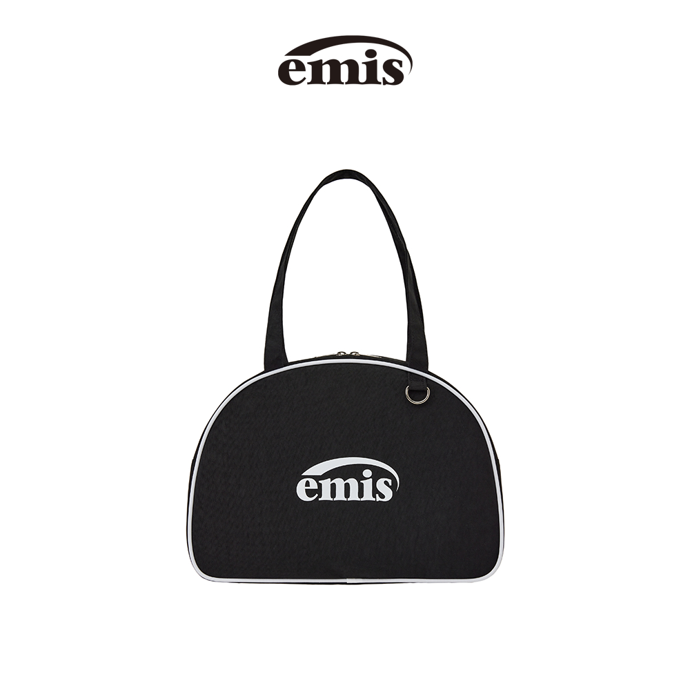 EMIS - NYLON ROUND HALF BAG (BLACK , LIME , PINK) | Shopee