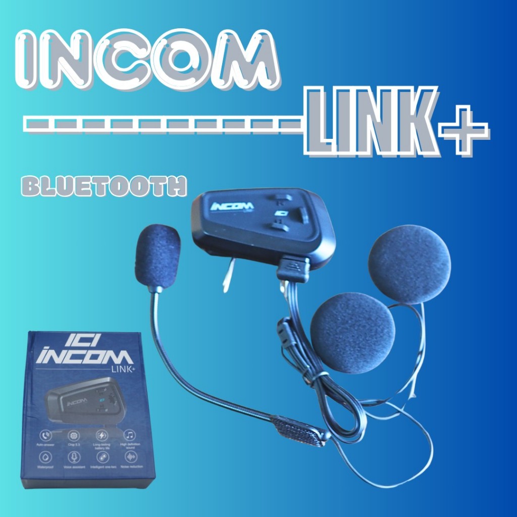 บลูทูธติดหมวกกันน็อค INCOM LINK+ รองรับทั้งระบบ android และ IOS พร้อม ...