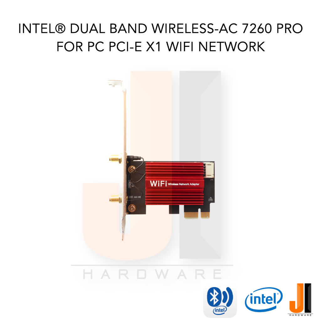 Intel® Dual Band Wireless-AC 7260 Pro PCI-e x1 + bluetooth v.4.0 dual ...