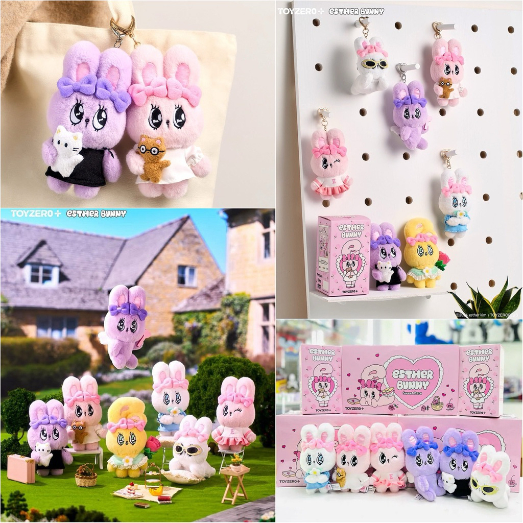 TOYZEROPLUS Esther Bunny Sweet Date Plush Keychain Blind Box