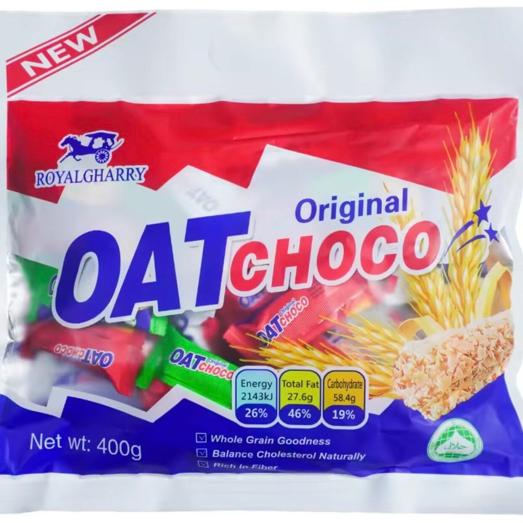 Oat Choco Original 400g. ข้าวโอ๊ต ช็อกโกชนิดแท่ง รสออริจินัล สูตร ...