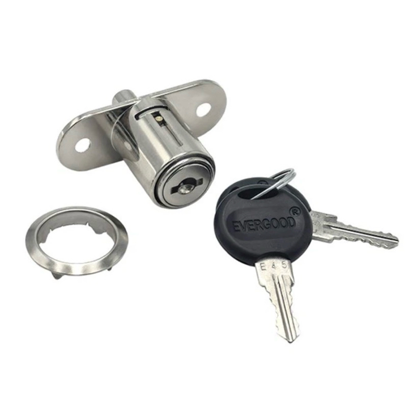 Evergood No.105 กุญแจล็อคตู้บานเลื่อนไม้ PUSH-LOCK กุญแจสำหรับล็อคบาน ...