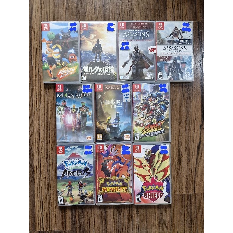 แผ่นเกม Nintendo switch เข้าใหม่ 10กว่าเกมส์ | Shopee Thailand