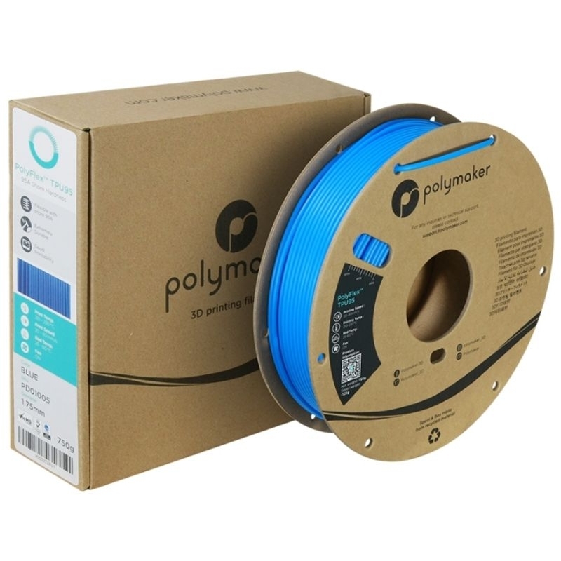 Polymaker PolyFlex™ TPU95 เส้นพลาสติกสำหรับเครื่องพิมพ์ 3 มิติ ประเภท ...
