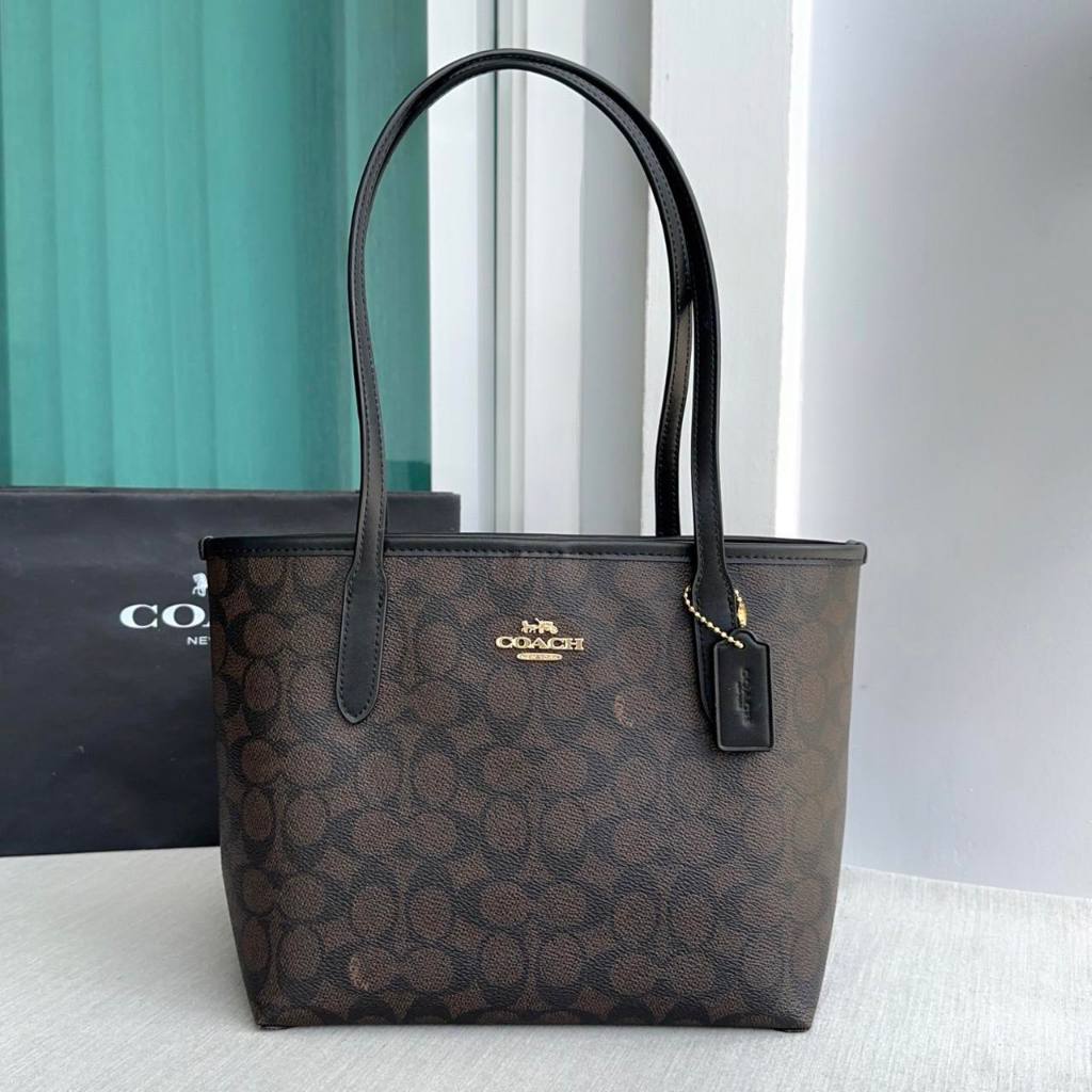 Coach tote mini 9 sale