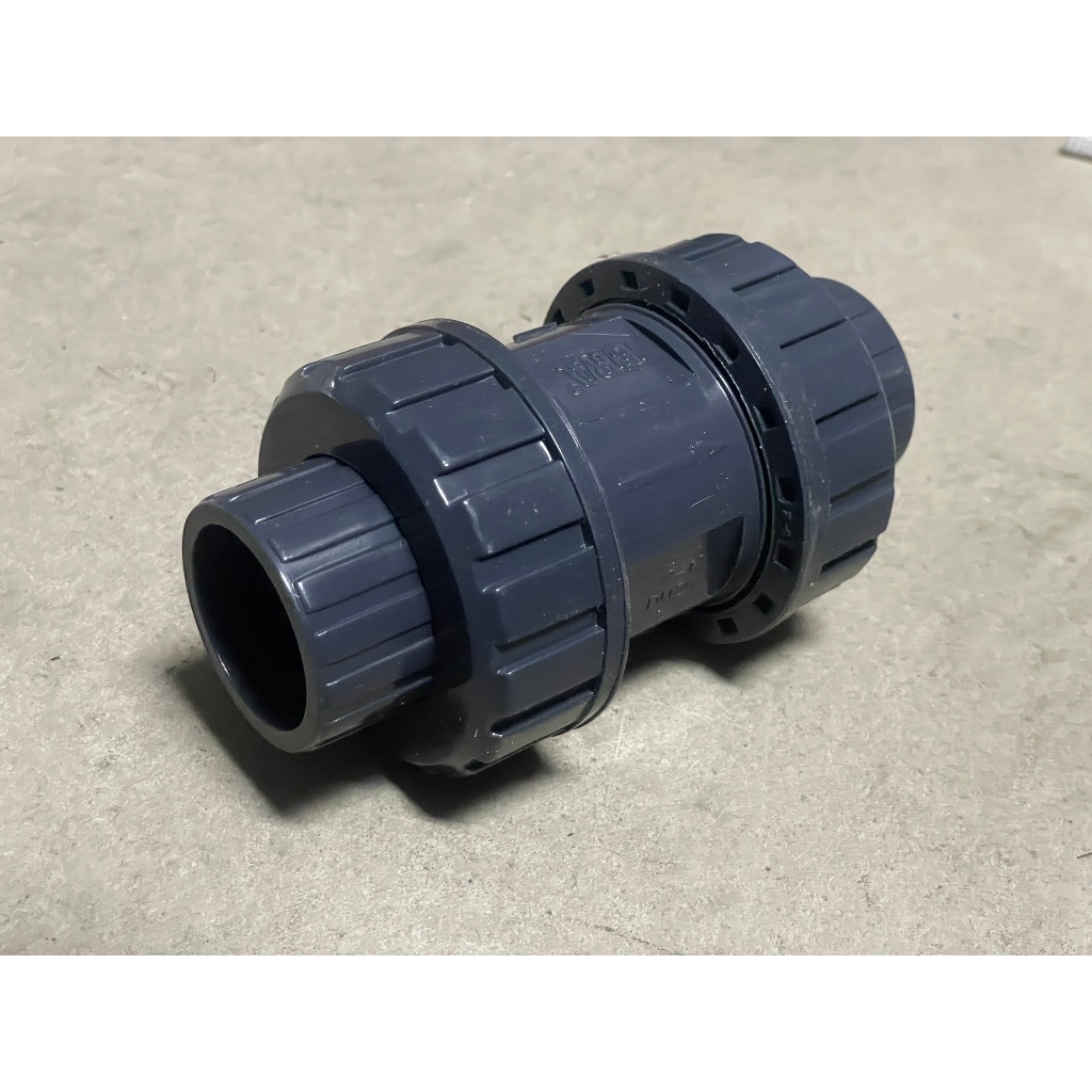 UPVC เช็ควาล์วหัวยูเนี่ยน ขนาด 1 นิ้ว Double union check valve True ...