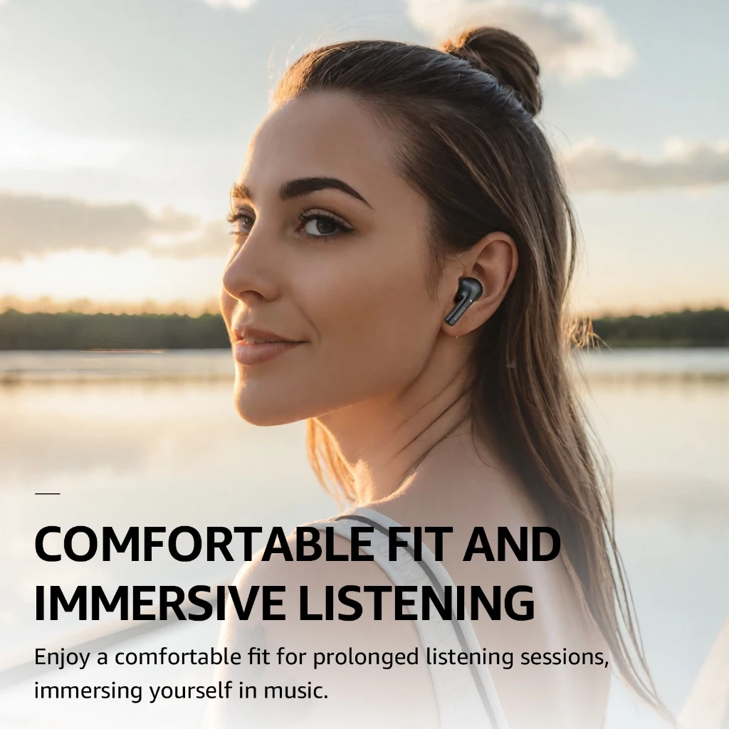 TOZO Agile Nova หูฟังบลูทูธ หูฟังไร้สาย หูฟังอินเอีย เบสหนัก Bluetooth 5.3 แบต 7 ชม/ชาร์จ IPX4