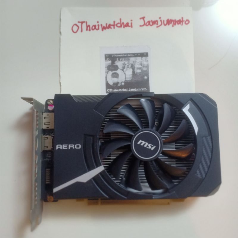 MSI GeForce GTX 1050 AERO ITX 2G OCV1 | Shopee Thailand