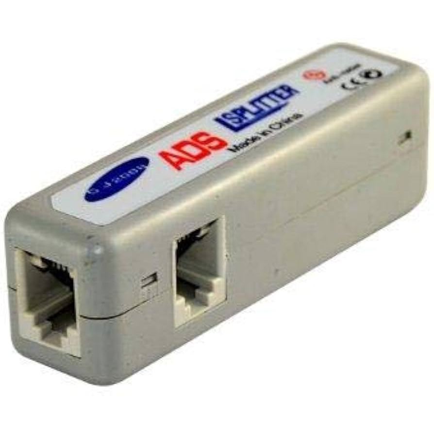 แยกสัญญาณ Adsl Splitter RJ45 RJ11 หัวต่อแลน หัวต่อโทรศัพท์ เต้ารับ สาย ...