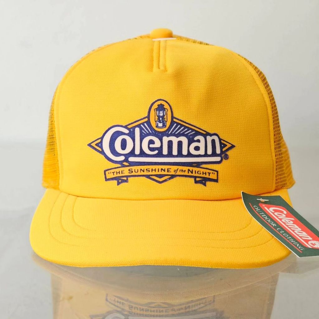 Coleman Trucker Cap สีเหลืองสด | Shopee Thailand
