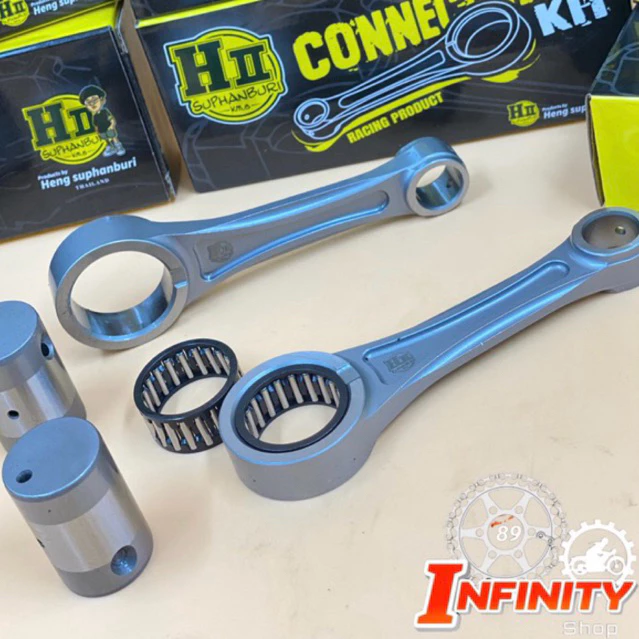 ก้านฟอสเวฟ125 R/S/X/i ก้านสูบW125 HIICONROD KIT CNC FORGED สลักล่าง25.1 ยาว100 ปลายก้าน13มิลเเละ15มิล✅ ช่างเฮงสุพรรณบุรี รูปที่ 3