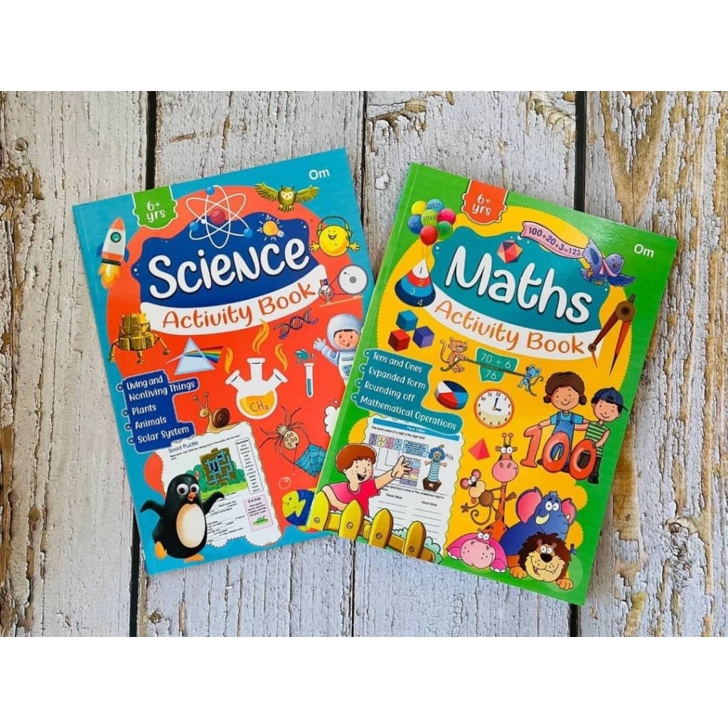  math science activity books 