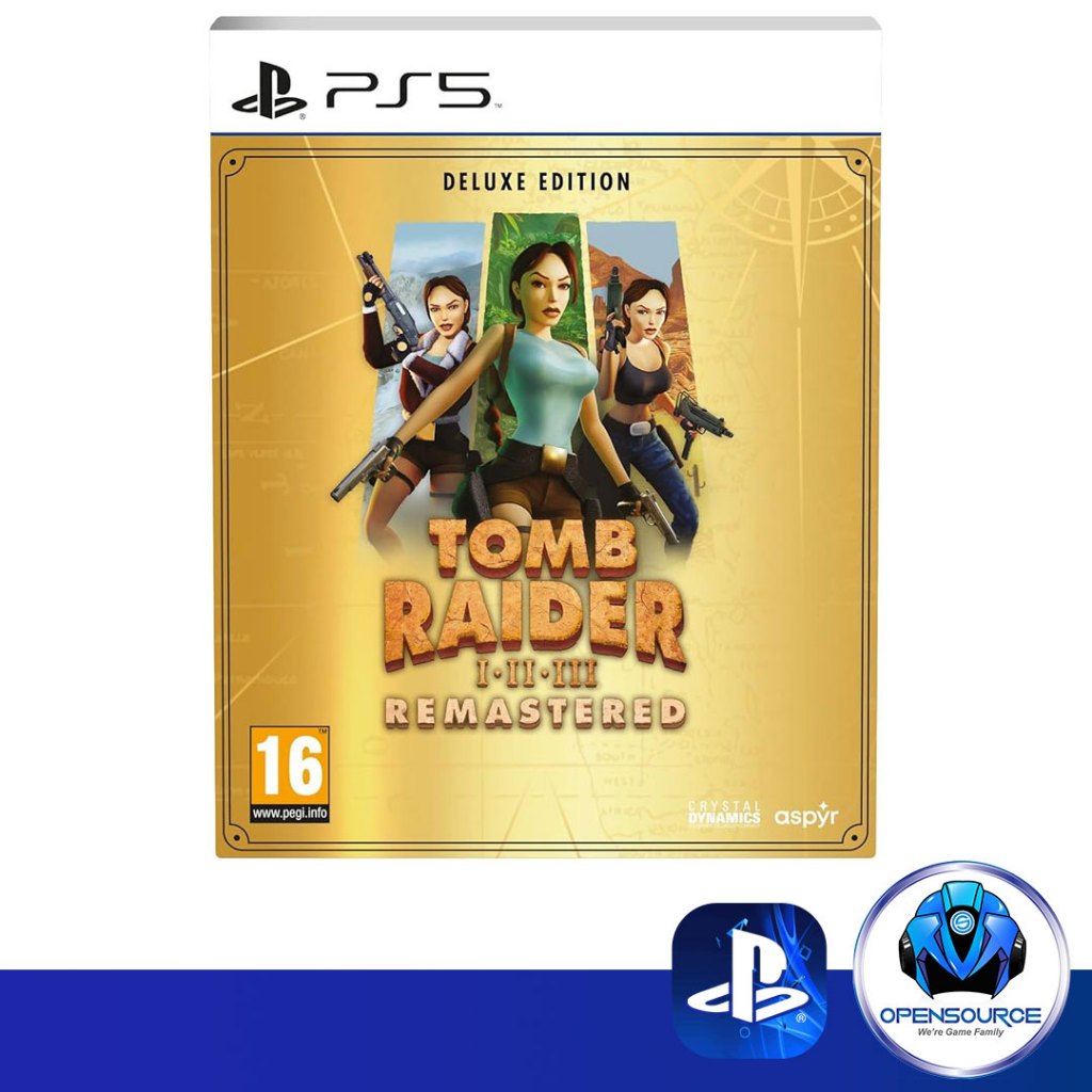 Tomb Raider I-III : Coque Switch personnalisée remasterisée