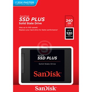 SanDisk PLUS SSD 240GB SDSSDA 240G SR530 SW440MB s 3 Solid State Drive Shopee Thailand
