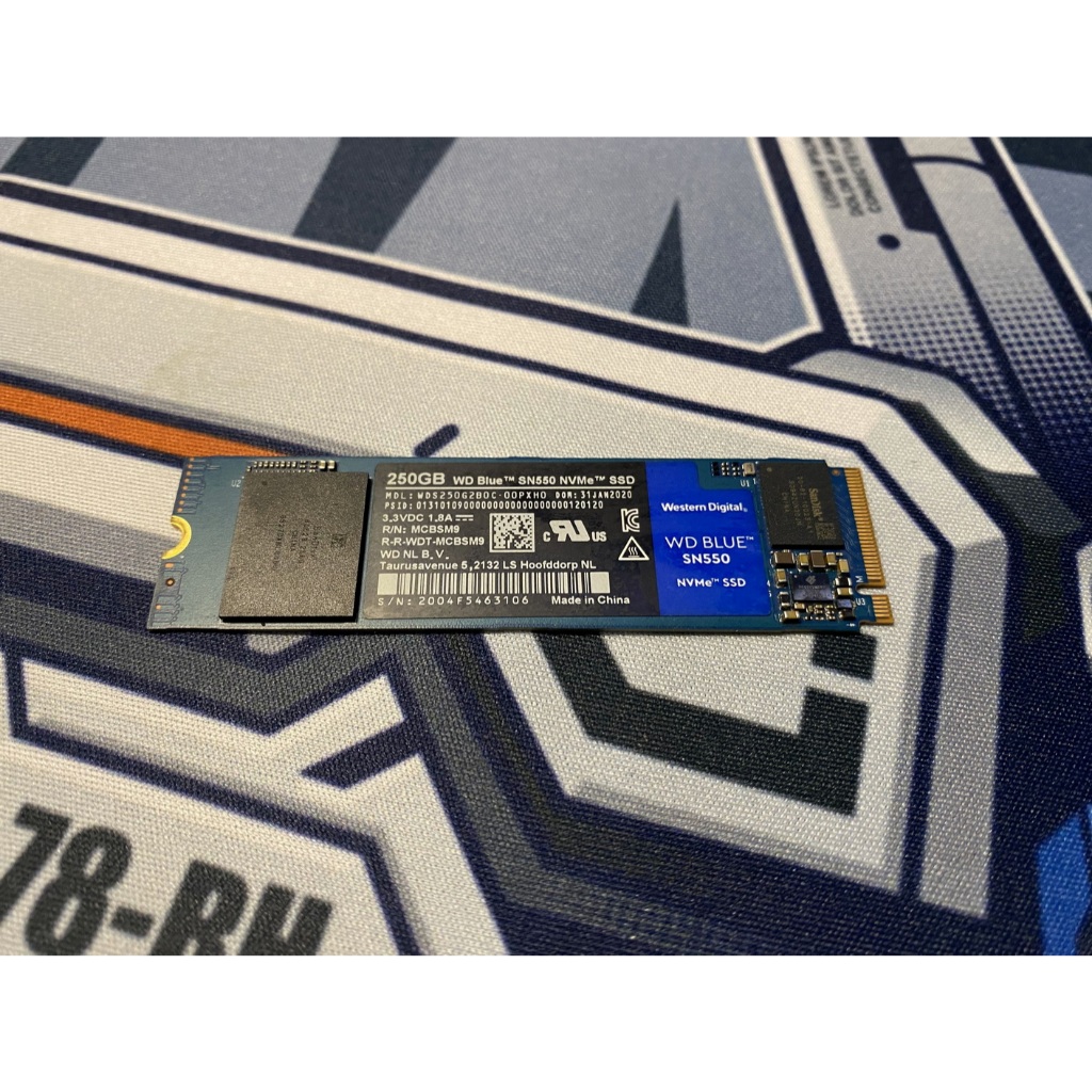 SSD WD BLUE SN550 - PCIe 3/NVMe M.2 2280 250GB มือสอง มีประกัน | Shopee ...