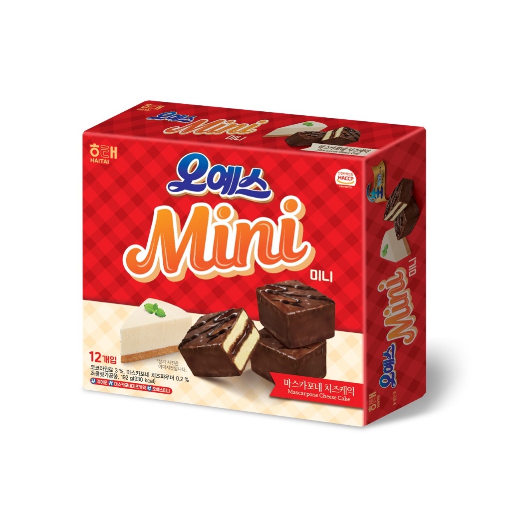 [ของแท้] 오예스미니 HAITAI Ohyes Mini (เค้กช็อกโกแลต) 192g | Shopee Thailand