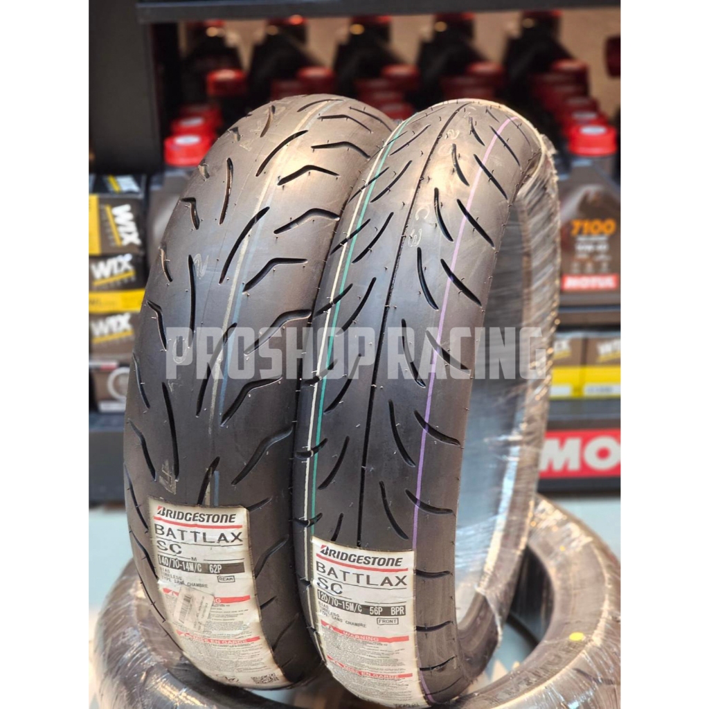 Neumático BRIDGESTONE 120/70 -14 55P BATTLAX SC TL