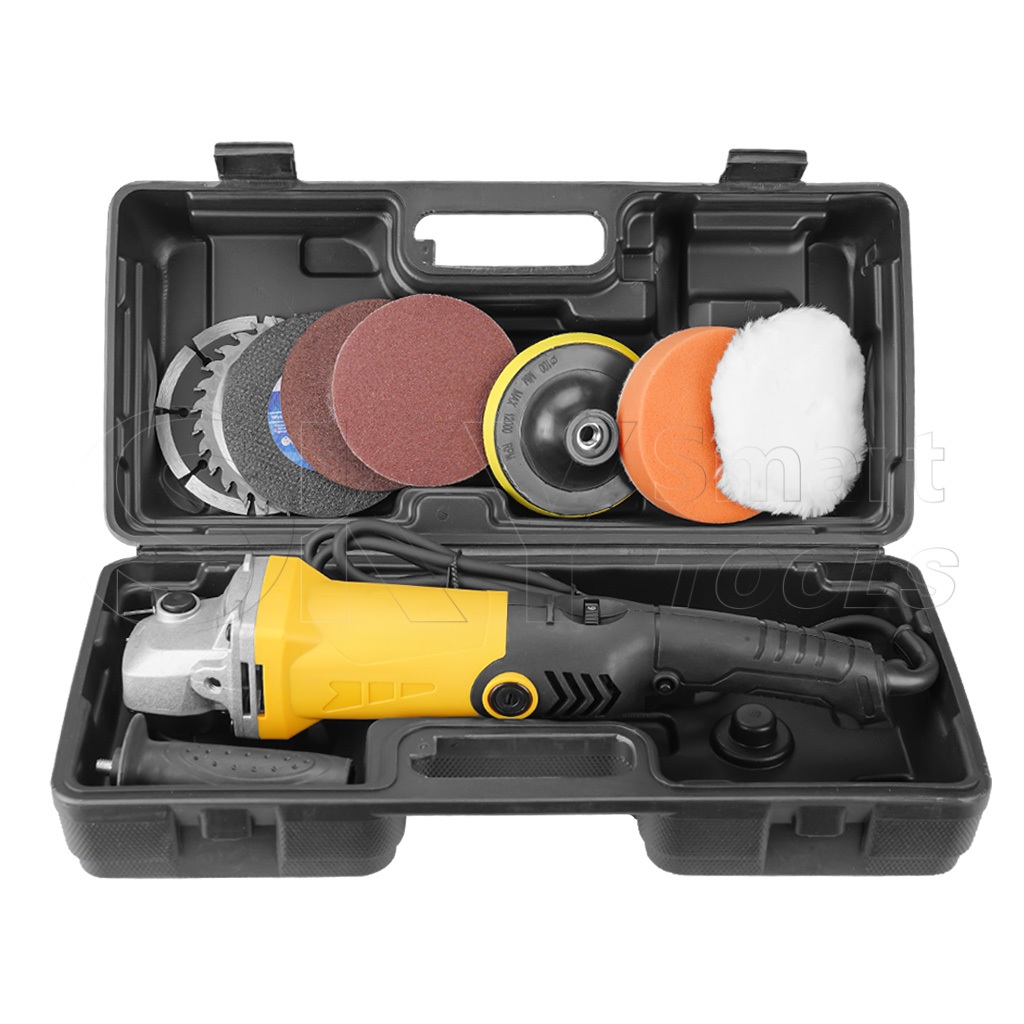 TP TOOLS หินเจียรปรับรอบ 4 นิ้ว 1000W ปรับได้ 6 ระดับ อุปกรณ์ครบชุด TP ...
