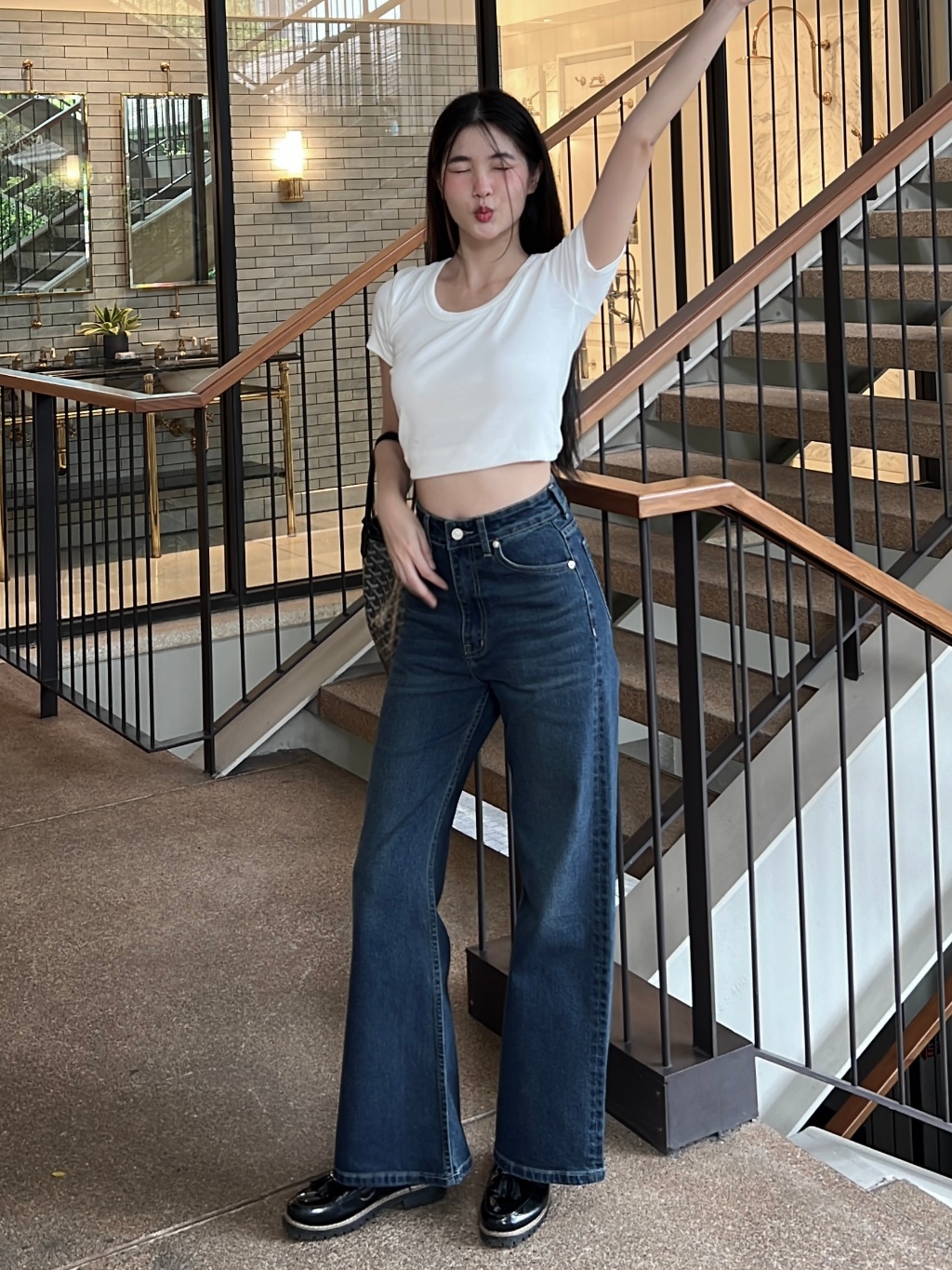 VIPH - 2 สี COOPER JEANS กระบอกม้าผ้ายืด VP112-VP124 | Shopee Thailand