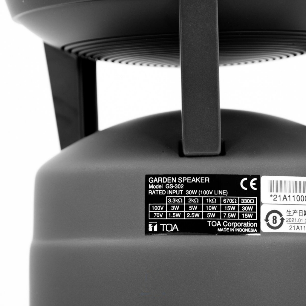 TOA GS-302 Garden Speaker ลำโพงในสวน ลำโพงในสวน ลำโพงสนามหญ้า กลางแจ้ง ...