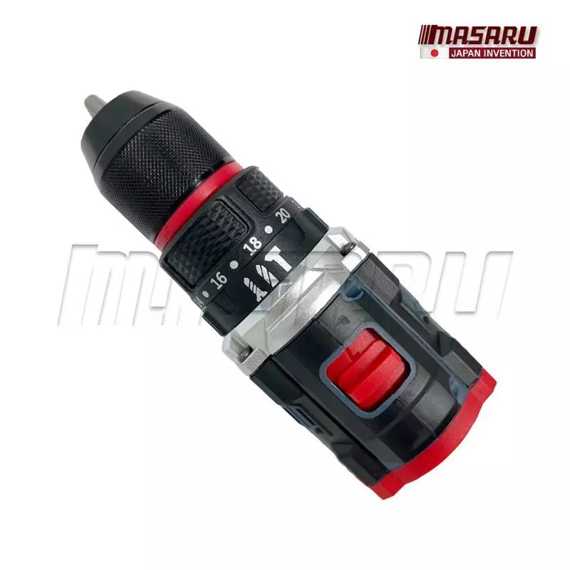 MASARU รุ่น SCDH-120 แรงบิด 60 N.m สว่านกระแทกไร้สาย 3 ระบบ 18V มอเตอร์ Brushless สว่าน ไฟฟ้า ดอกสว่าน อุปกรณ์ครบกล่อง