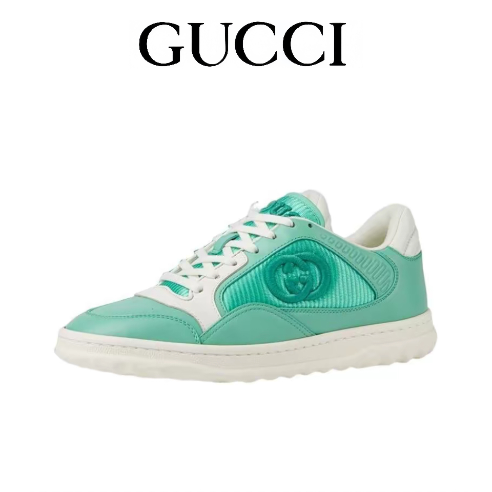 รองเท้าลำลองสำหรับบุรุษและสตรีของ Gucci รองเท้าผ้าใบต่ำ | Shopee Thailand