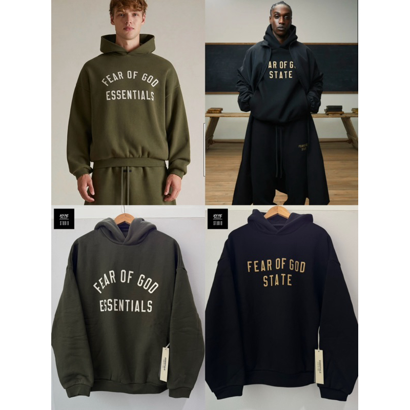 ESSENTIALS Fleece Hoodie สินค้าพร้อมส่ง ของแท้ 100% [New Collection ...
