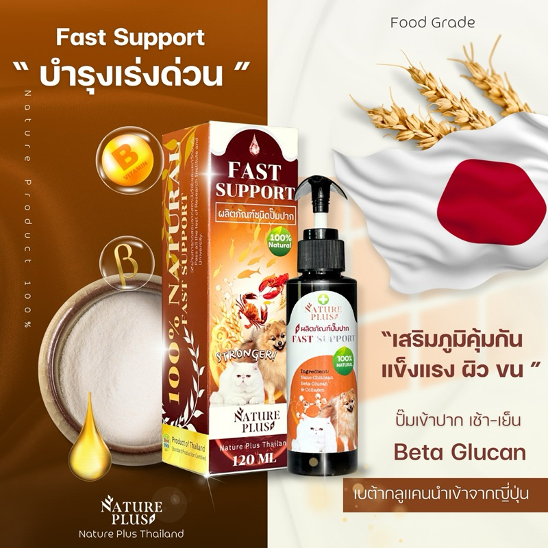 [ขนาด 1000 ML ] ผลิตภัณฑ์ปั๊มปาก Fast Support ฟื้นฟูผิวหนัง ขนขึ้นไว ...