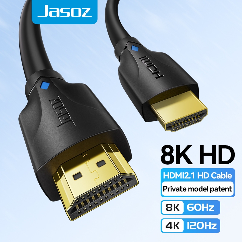 Cabo Hdmi 2.1 8k 60hz 4k 120hz Alta Velocidade 48gbps 8k Cabo Hdmi Para Tv Ps4 Pc - Escorrega o