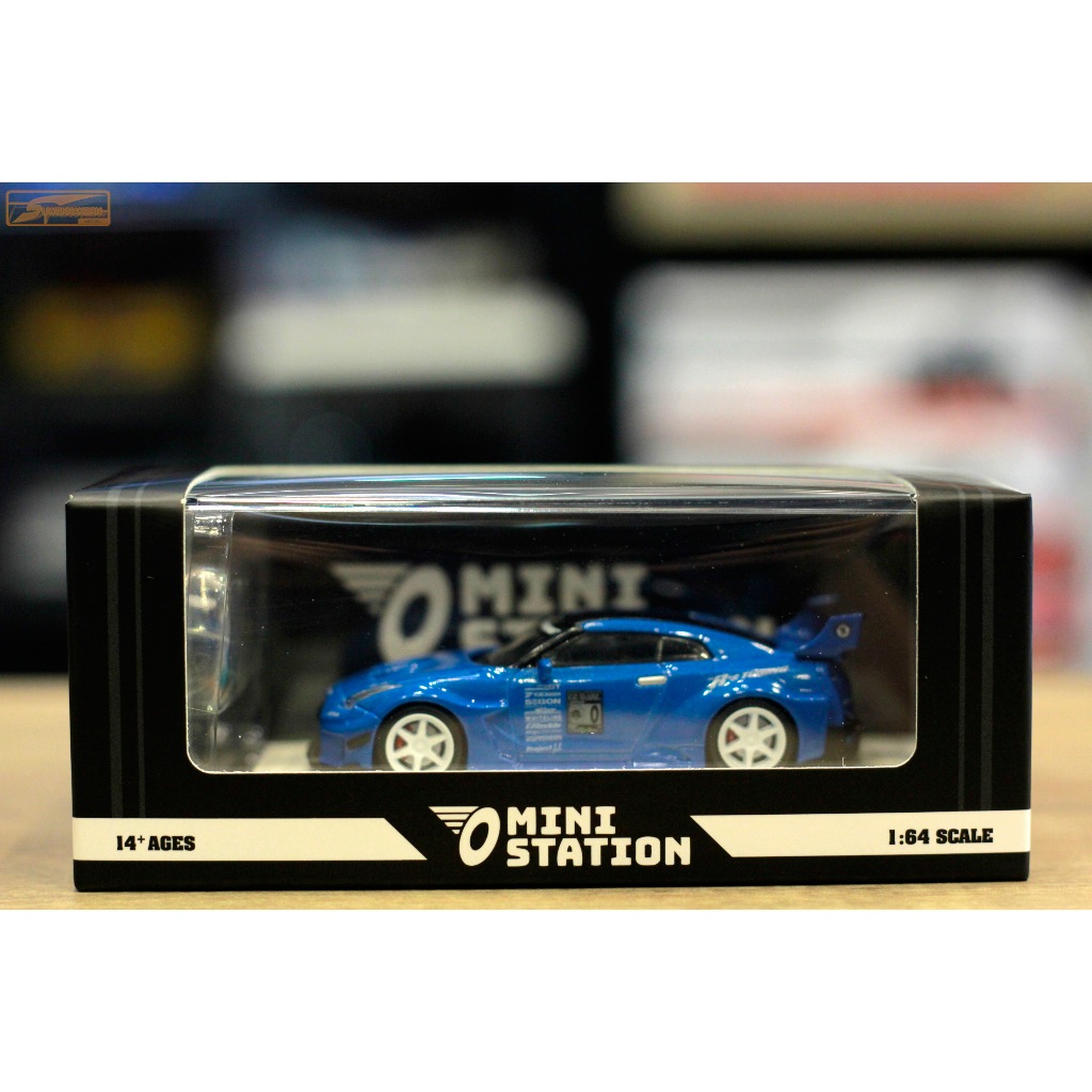 MINI STATION 1/64 LBWK GT-R R35 F&F Figure Sky Blue | Shopee Thailand