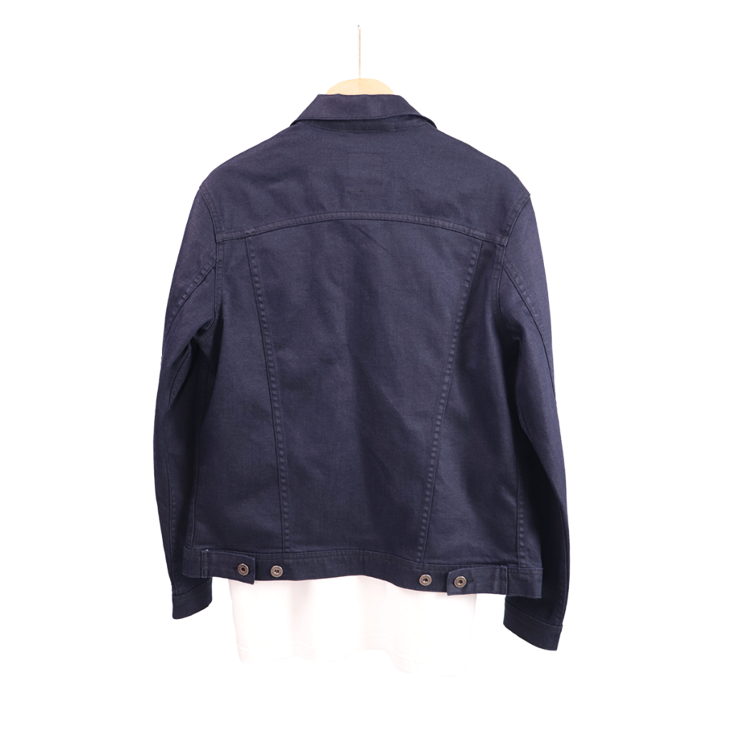 BOVY JACKET NAVY เสื้อแจ็คเก็ตสีกรมเงา กระดุมโลหะคัตติ้ง -BJ9218 ...