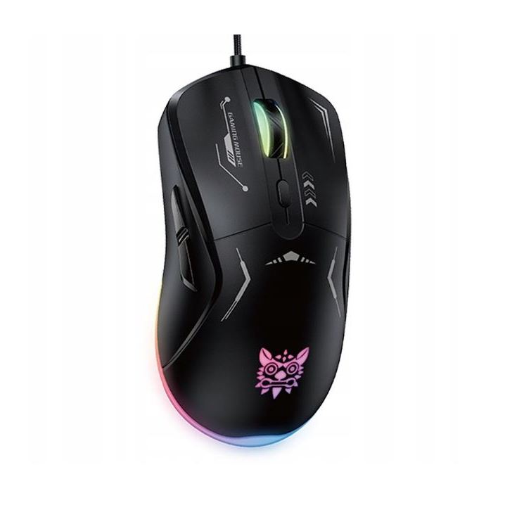 ONIKUMA GAMING MOUSE OKAMI BLACK เมาส์คุณภาพ รับประกัน 2 ปี เมาส์สำหรับ ...