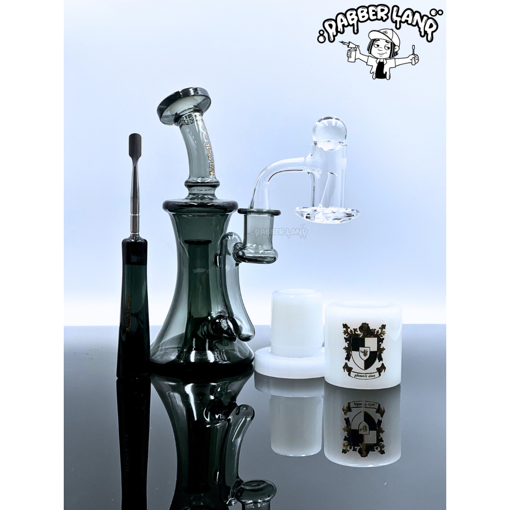 Dab Rig 7 pcs Set Oil Rig Recycler Full Welded Quartz Phoenix Star Dab ...