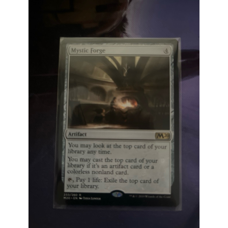 การ์ด MTG Mystic Forge Artifact Magic the Gathering EDH รุ่น M20 สภาพ ...
