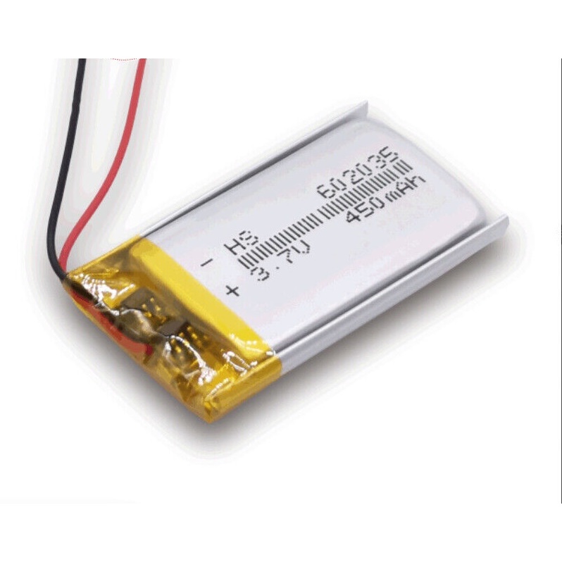 Battery Li-Polymer เบอร์ 602035 3.7V 450mAh (2274) | Shopee Thailand
