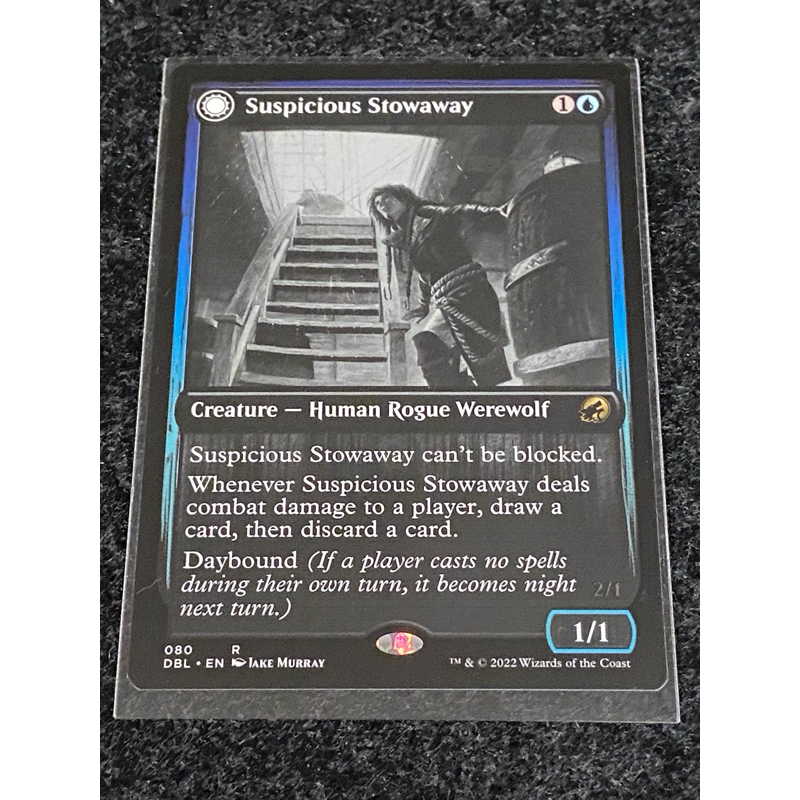 [MTG][DBL] Innistrad: Double Feature: Suspicious Stowaway การ์ดแท้ ...