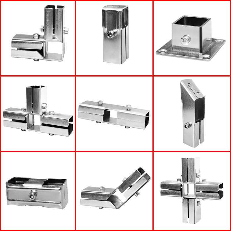 DSDST Aluminum Alloy Square Tube Connector No Welding Required Easy ...