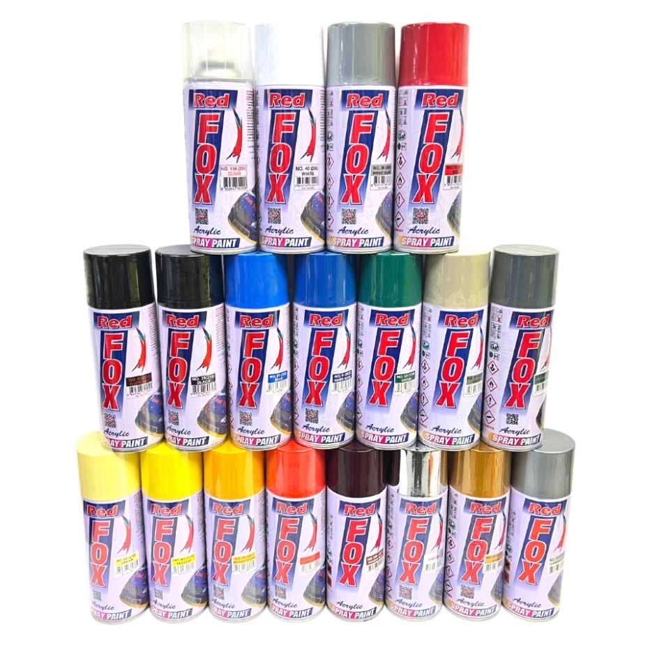 สีสเปรย์ RED FOX มีสีหลายหลายให้เลือก | Shopee Thailand