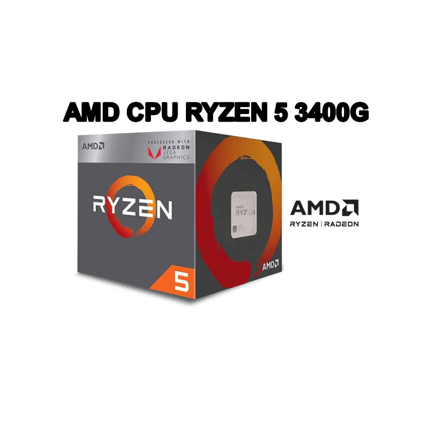 AMD CPU RYZEN 5 3400G (With RADEON RX VEGA 11 GRAPHICS) | Shopee Thailand