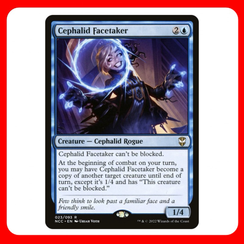 [MTG] Cephalid Facetaker [NCC] [BLUE] [RARE] [NORMAL] [ENG] (การ์ดเมจิค ...