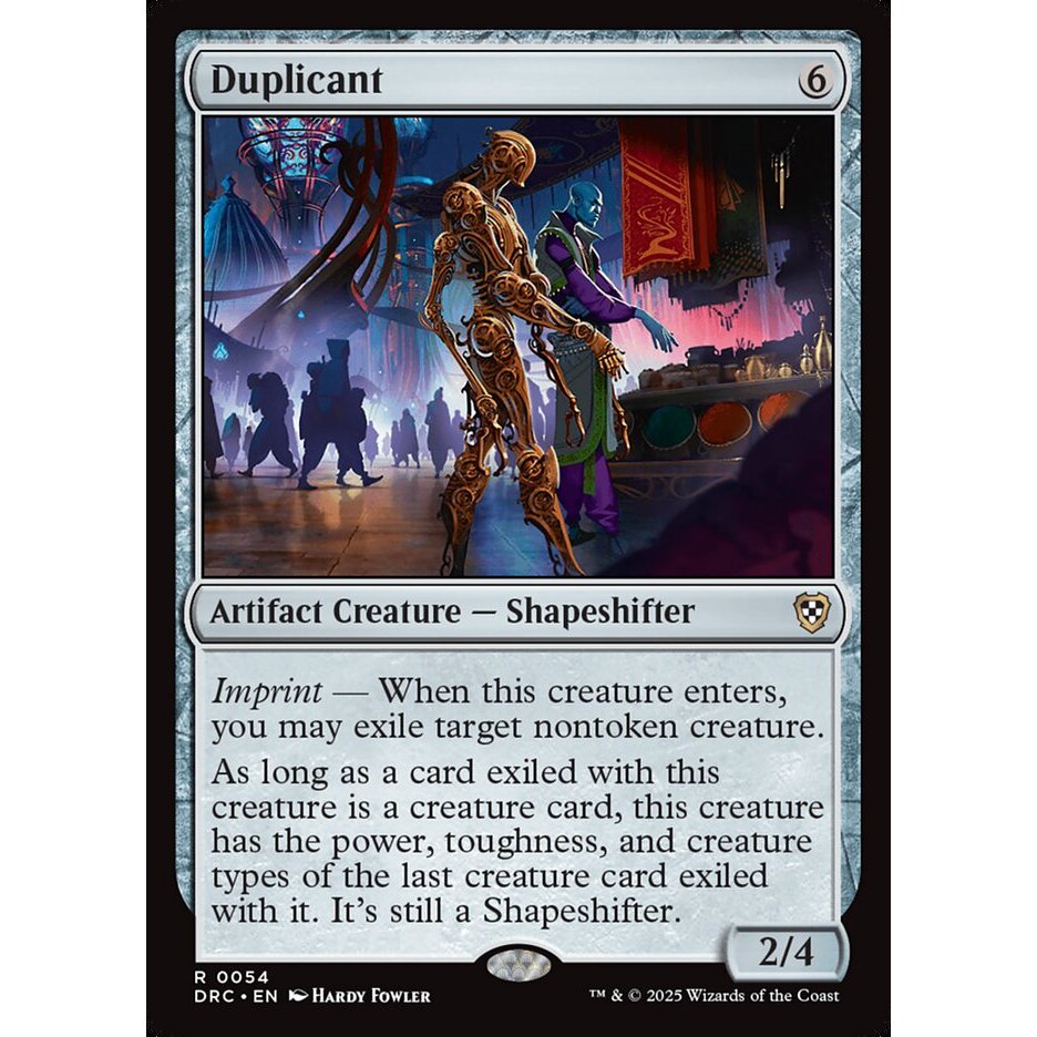 Carte Magic The Gathering Carte Magic Duplicant - Rare, Série