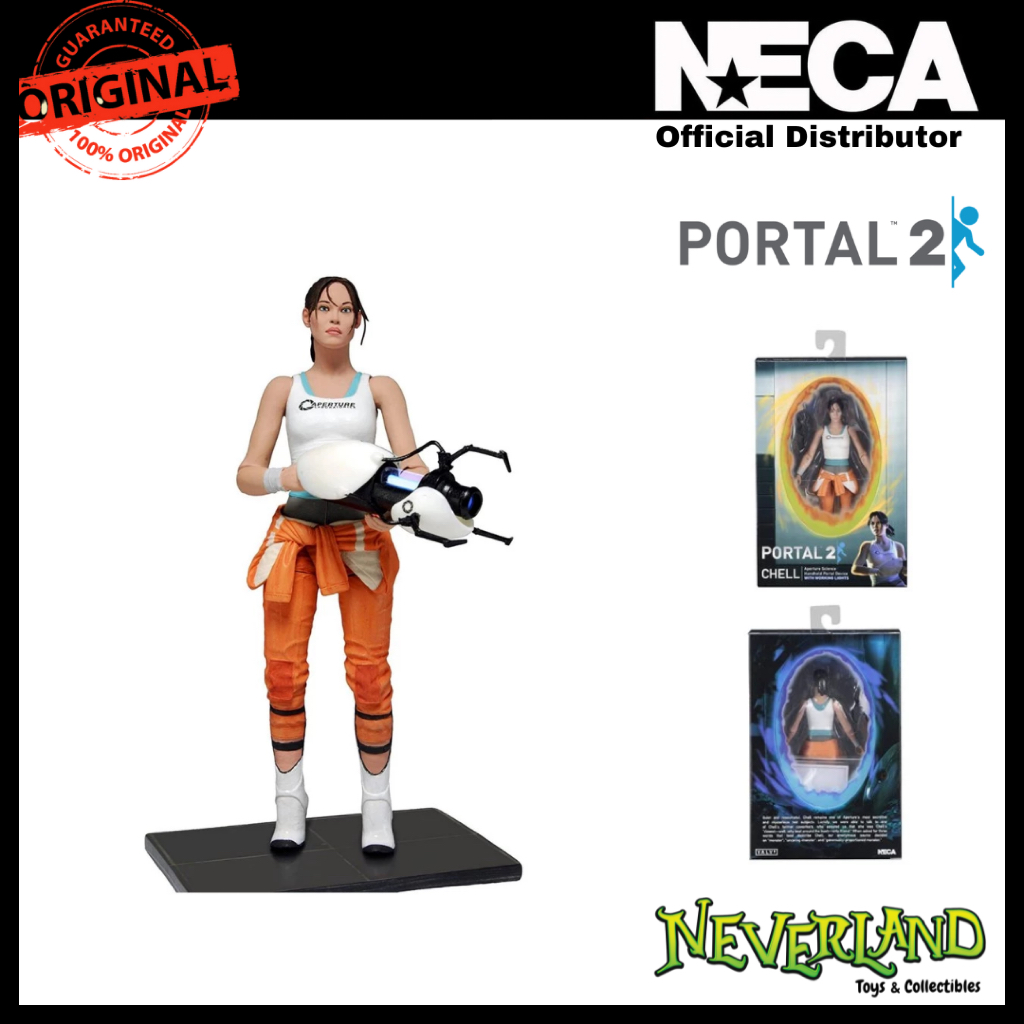 NECA Portal 2 – 7″ Scale Action Figure – Chell | Shopee Thailand