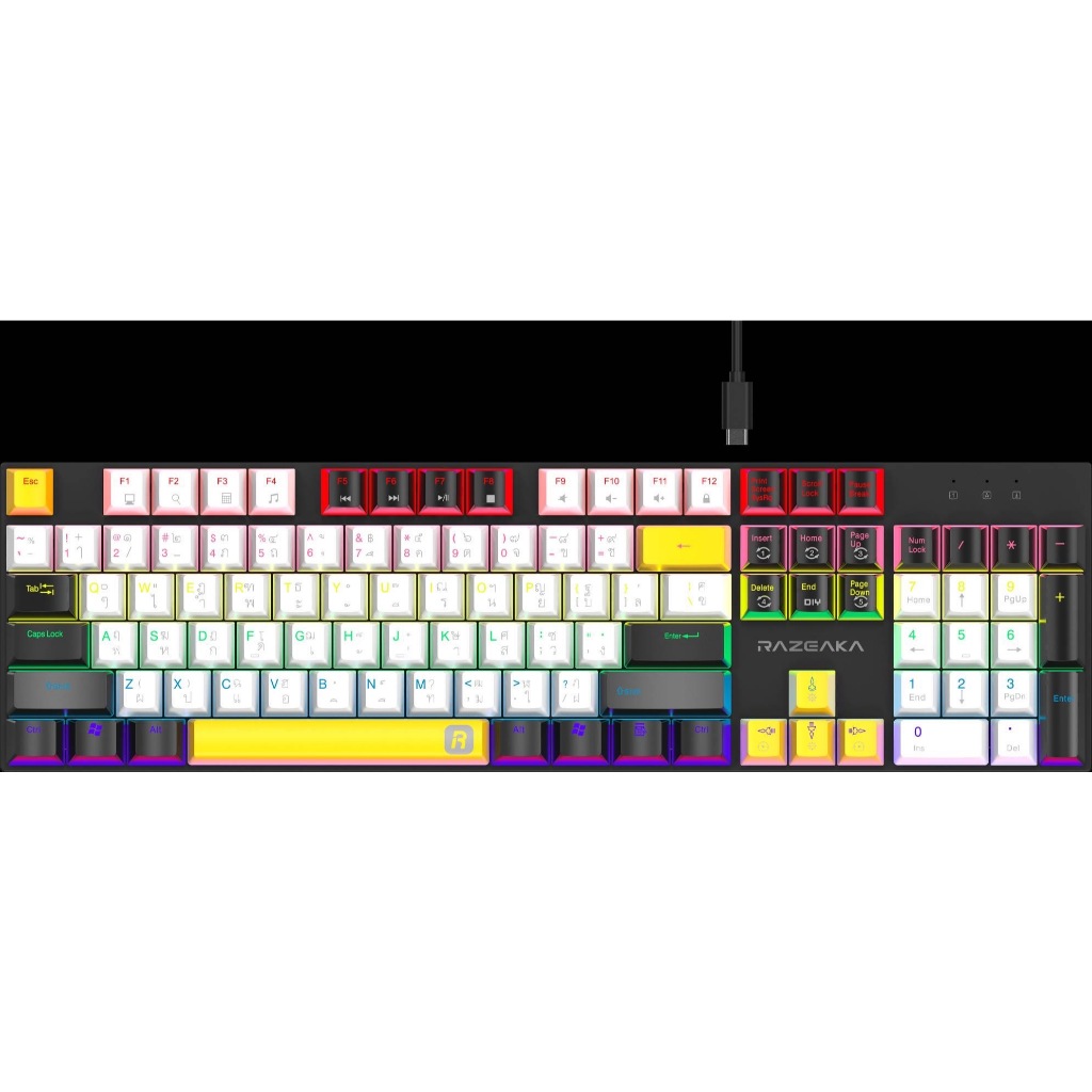 ⌨️ [Hot-Swap 60%] Razeak RK-X61 Pro Mechanical Keyboard คีย์บอร์ดเกม ...