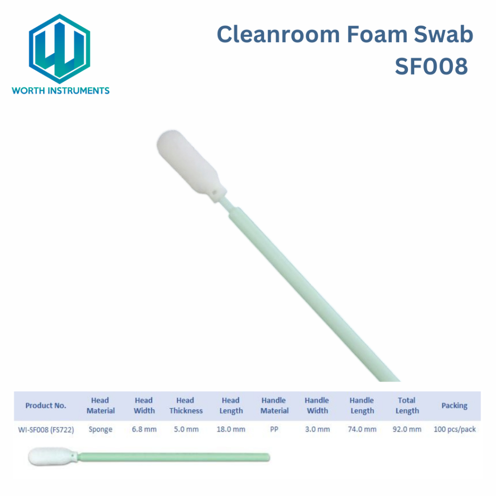 Foam Head Cleanroom Swab, 100 pcs/pack | Shopee Thailand